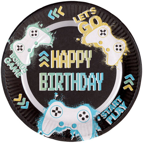 Folat Plateaux de jeu Level Up 23 cm | 8 pièces