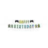 Folat Level Up Game Happy Birthday Letterslinger 1,5mtr | 2-delig Folat Level Up Game Happy Birthday Letterslinger 1,5mtr | 2-delig