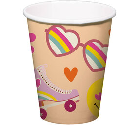 Folat Gobelets Boho Girlz 250 ml | 8 pièces