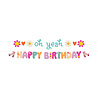 Folat Guirlande de lettres « Joyeux anniversaire » Boho Girlz 1,5 m | 2 pièces Folat Guirlande de lettres « Joyeux anniversaire » Boho Girlz 1,5 m | 2 pièces