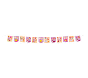 Folat Boho Girlz Flaggengirlande, 6 Meter | pro Stück