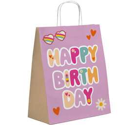 Folat Boho Girlz Uitdeelzakjes 20x27cm | 6 stuks Folat Boho Girlz Uitdeelzakjes 20x27cm | 6 stuks