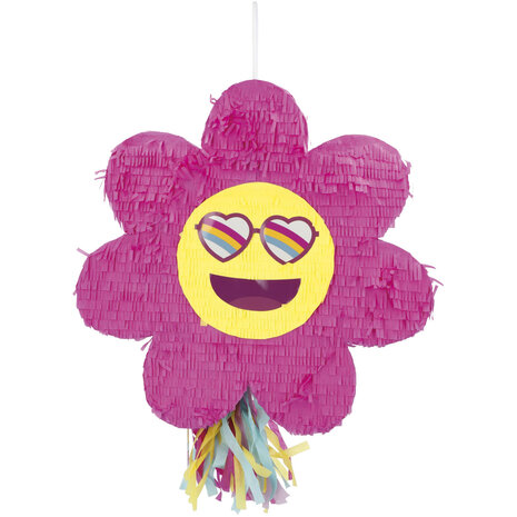 Folat Boho Girlz Blumen-Piñata 50x50cm | pro Stück