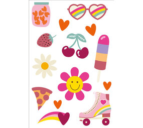 Folat Tatouages ​​éphémères Boho Girlz | par planche