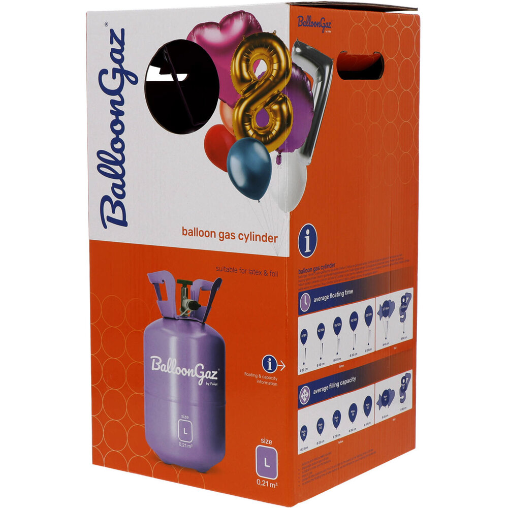 BalloonGaz Helium Tank L voor 30 ballonnen BalloonGaz Helium Tank L voor 30 ballonnen