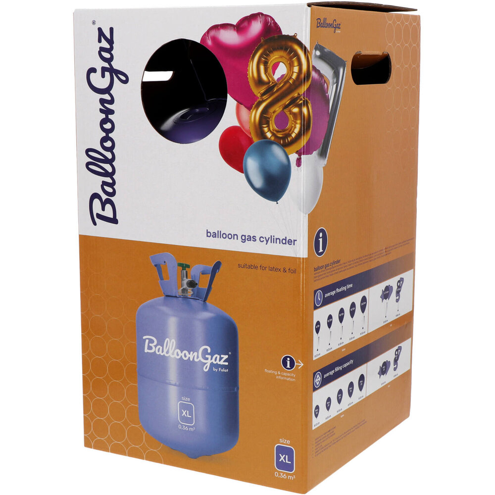 BalloonGaz Helium Tank XL voor 50 ballonnen BalloonGaz Helium Tank XL voor 50 ballonnen