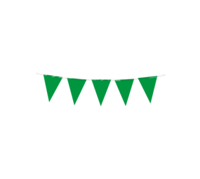 Paper Dreams Mini Flag Garland Green 15x300cm | per piece