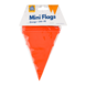Paper Dreams Mini Flag Garland Orange 15x300cm | per piece