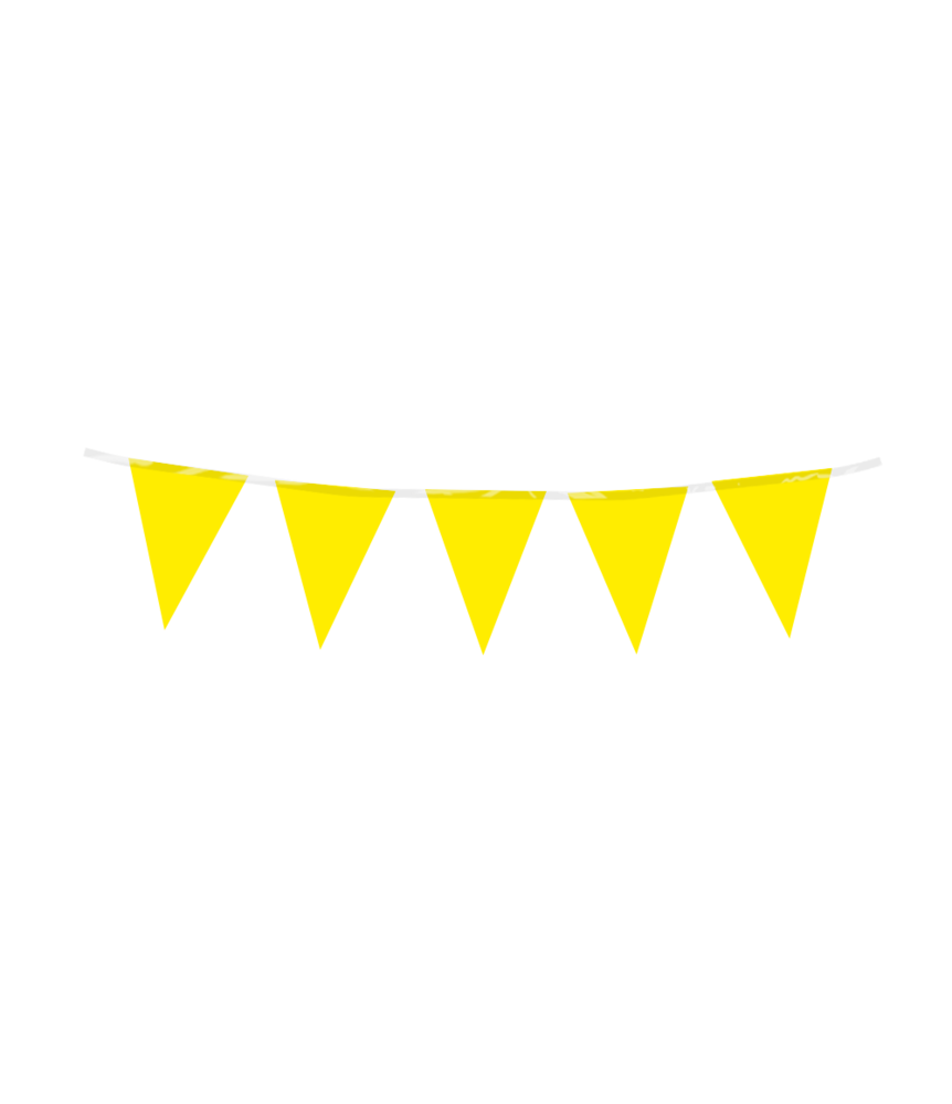 Paper Dreams Mini Flag Garland Yellow 15x300cm | per piece