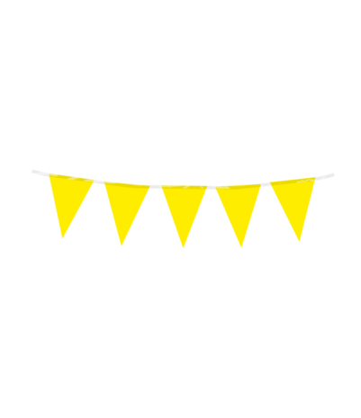 Paper Dreams Mini Flag Garland Yellow 15x300cm | per piece