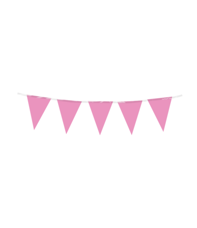 Paper Dreams Mini Flag Garland Fuchsia 15x300cm | per piece