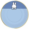 Haza - Witbaard Miffy Babyteller Blau 18 cm | 8 Stück Haza - Witbaard Miffy Babyteller Blau 18 cm | 8 Stück