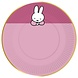 Haza - Witbaard Miffy Baby Plates Pink 18cm | 8 pieces