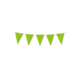 Paper Dreams Mini Flag Garland Lime Green 15x300cm | per piece