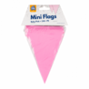 WeFiesta Guirlande de mini-drapeaux rose clair 15 x 300 cm | à l'unité WeFiesta Guirlande de mini-drapeaux rose clair 15 x 300 cm | à l'unité