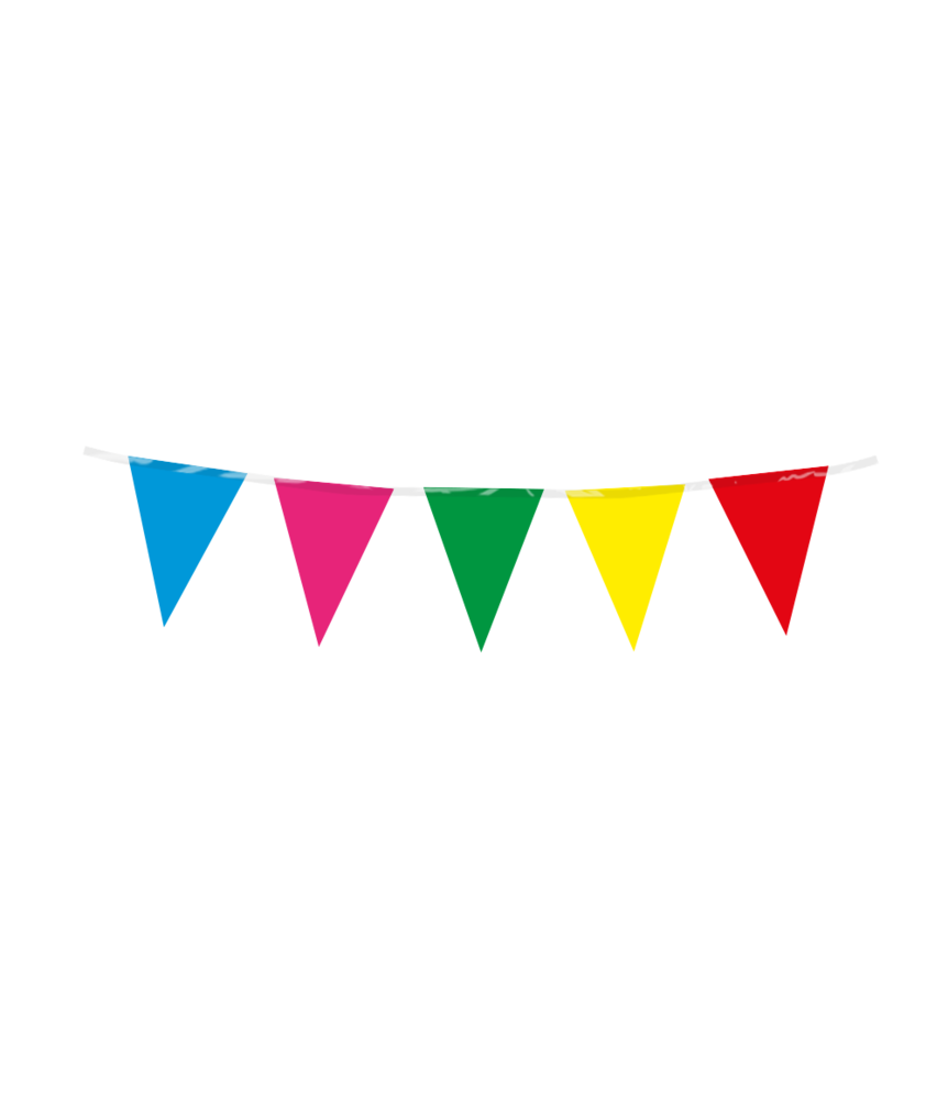 Paper Dreams Mini-Flaggengirlande, mehrfarbig, 15 x 300 cm | pro Stück