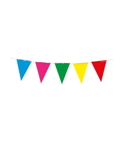 Paper Dreams Mini Flag Garland Multi Colors 15x300cm | per piece