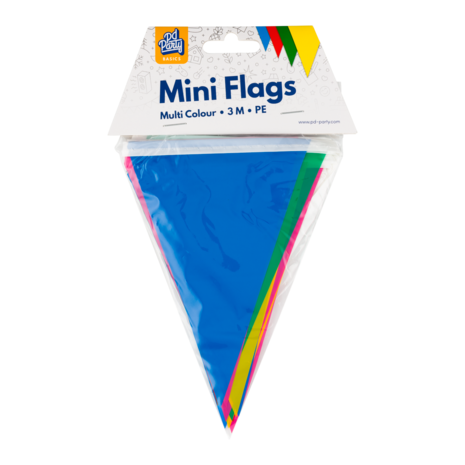 Paper Dreams Mini-Flaggengirlande, mehrfarbig, 15 x 300 cm | pro Stück