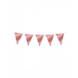 Paper Dreams Mini Flag Garland Metallic Rose Gold 15x300cm | per piece