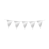 Paper Dreams Guirlande de mini-drapeaux argentés métallisés 15 x 300 cm | à l'unité Paper Dreams Guirlande de mini-drapeaux argentés métallisés 15 x 300 cm | à l'unité