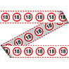 Folat Afzetlint Verkeersbord 18 jaar | 15 meter Folat Afzetlint Verkeersbord 18 jaar | 15 meter