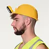 Boland Casque de chantier avec lampe frontale | à l'unité