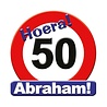 Paper Dreams Deurbord 50 jaar Abraham Verkeersbord 50cm | per stuk Paper Dreams Deurbord 50 jaar Abraham Verkeersbord 50cm | per stuk