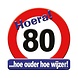 Paper Dreams Türschild „80 Jahre Verkehrsschild“, 50 cm | pro Stück Paper Dreams Türschild „80 Jahre Verkehrsschild“, 50 cm | pro Stück