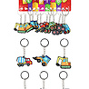 LG Imports Porte-clés Véhicule de chantier | 12 pièces LG Imports Porte-clés Véhicule de chantier | 12 pièces