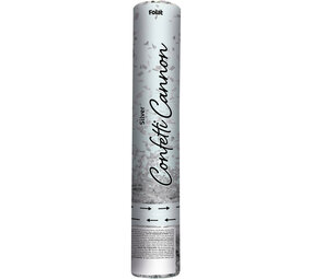 Folat Confetti Kanon Zilver 28cm | per stuk Folat Confetti Kanon Zilver 28cm | per stuk