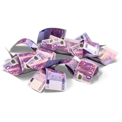 Folat Konfettikanone Euro-Banknoten 28 cm | je