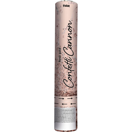 Folat Pink Confetti Cannon Streamers 28cm | each