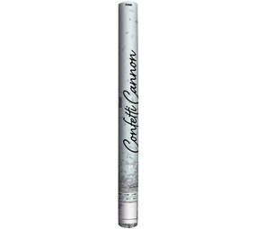 Folat Konfettikanone Silber 57 cm | pro Stück