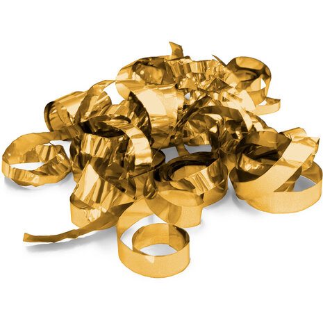 Folat Konfettikanone, goldene Luftschlangen, 57 cm | je Stück