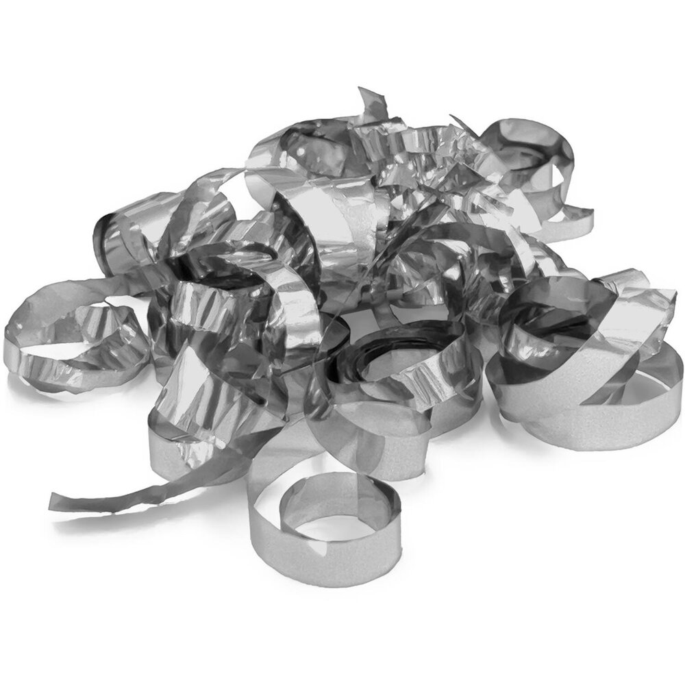 Folat Confetti Kanon Zilveren Streamers 57cm | per stuk Folat Confetti Kanon Zilveren Streamers 57cm | per stuk