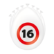 Paper Dreams Balloon 16 years Traffic sign 8 pieces