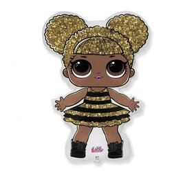 Flexmetal Ballon en aluminium LOL Surprise en forme de reine des abeilles, 85 x 60 cm | à l'unité