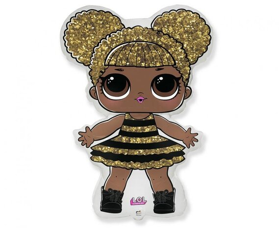 Flexmetal LOL Surprise Queen Bee Shape Foil Balloon 85x60cm | per piece