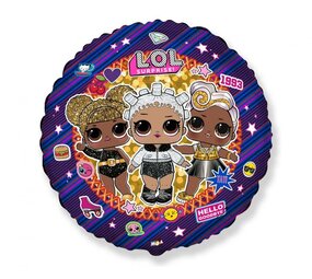 Flexmetal LOL Surprise Folie Ballon 46cm | per stuk Flexmetal LOL Surprise Folie Ballon 46cm | per stuk