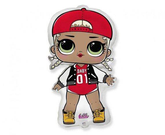 Flexmetal LOL Surprise MC Swag Shape Folie Ballon 47x84cm | per stuk Flexmetal LOL Surprise MC Swag Shape Folie Ballon 47x84cm | per stuk