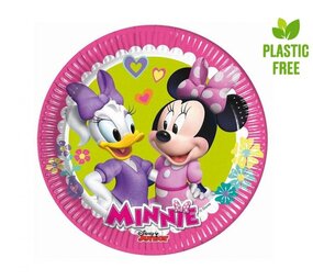 Procos Party Assiettes Minnie Mouse « Les Joyeux Assistants » 18 cm | 8 pièces