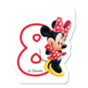 Procos Party Number Candle 8 years Minnie Mouse | per piece Procos Party Number Candle 8 years Minnie Mouse | per piece