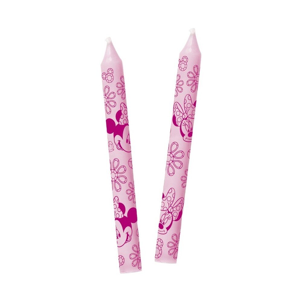 Bougies pour gâteau Minnie Mouse | 12 pièces