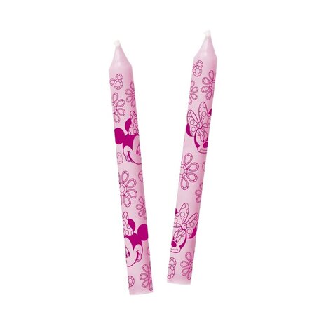 Bougies pour gâteau Minnie Mouse | 12 pièces