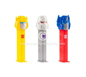 Pez Transformer Pez Houder met Snoepjes | per stuk Pez Transformer Pez Houder met Snoepjes | per stuk