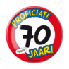 Paper Dreams Panneau de signalisation Button XL 70 ans | à l'unité Paper Dreams Panneau de signalisation Button XL 70 ans | à l'unité