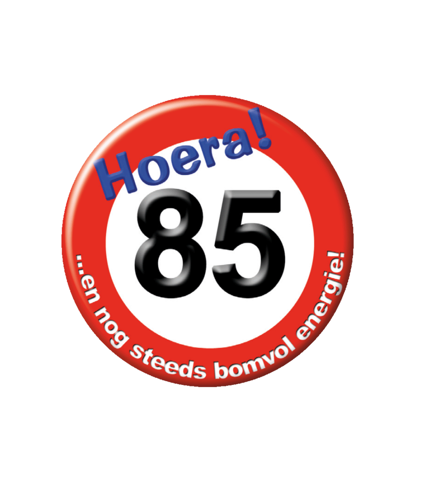 Paper Dreams Panneau de signalisation « 85 ans » | à l'unité Paper Dreams Panneau de signalisation « 85 ans » | à l'unité