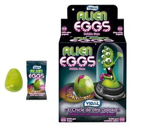 Fini Alien Ei Kauwgum 5 gram | 20 stuks Fini Alien Ei Kauwgum 5 gram | 20 stuks