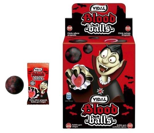 Fini Blood Balls Kauwgum 5 gram | 20 stuks Fini Blood Balls Kauwgum 5 gram | 20 stuks