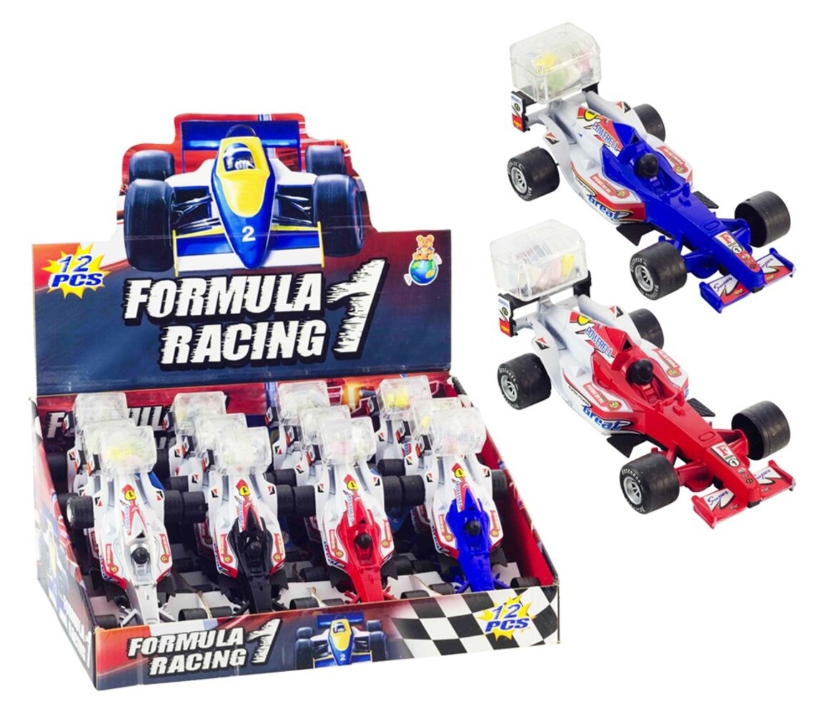 Sweet and Candy Formule 1 Auto met Snoepjes | per stuk Sweet and Candy Formule 1 Auto met Snoepjes | per stuk
